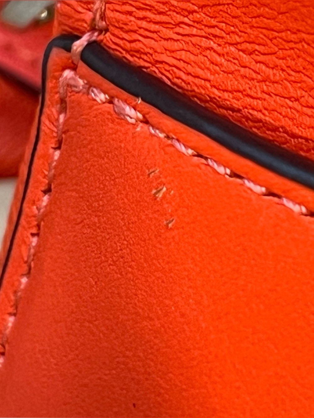 kate spade Buddie Smooth Leather Medium Satchel Magma Orange NWT - Picture 8 of 16